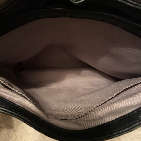 Vince Camuto Black Pebbled Leather Shoulder Bag - Picture 4 of 8